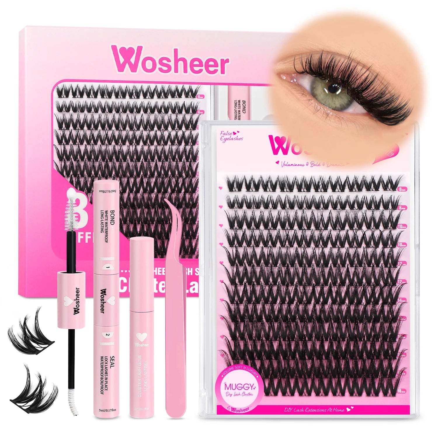 WOSHEER Wimperncluster