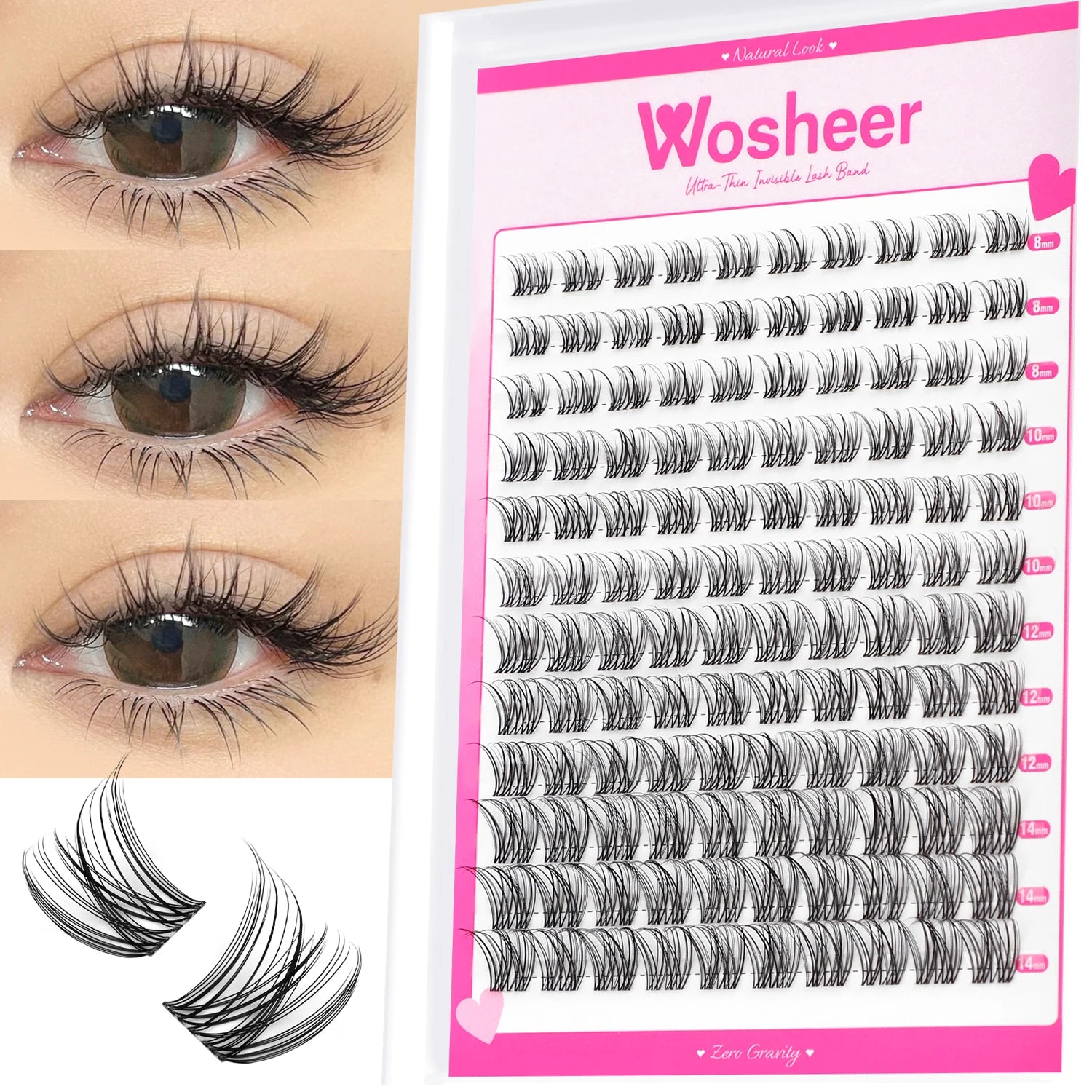 WOSHEER Wimperncluster