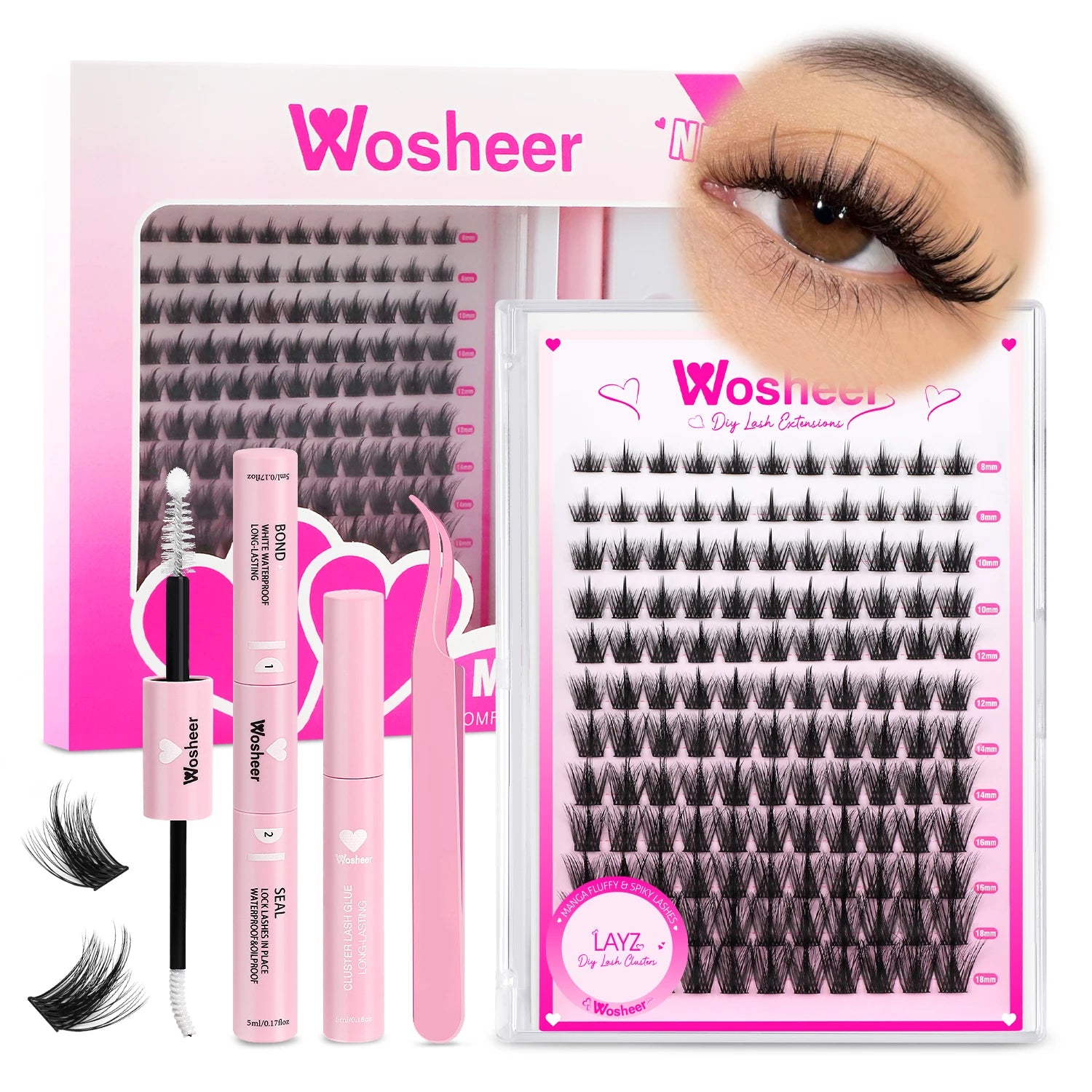 WOSHEER Wimperncluster