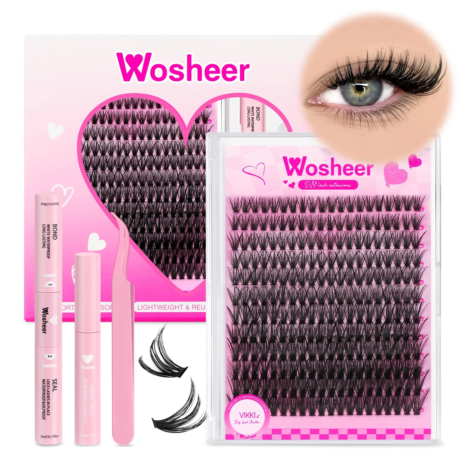 WOSHEER Wimperncluster
